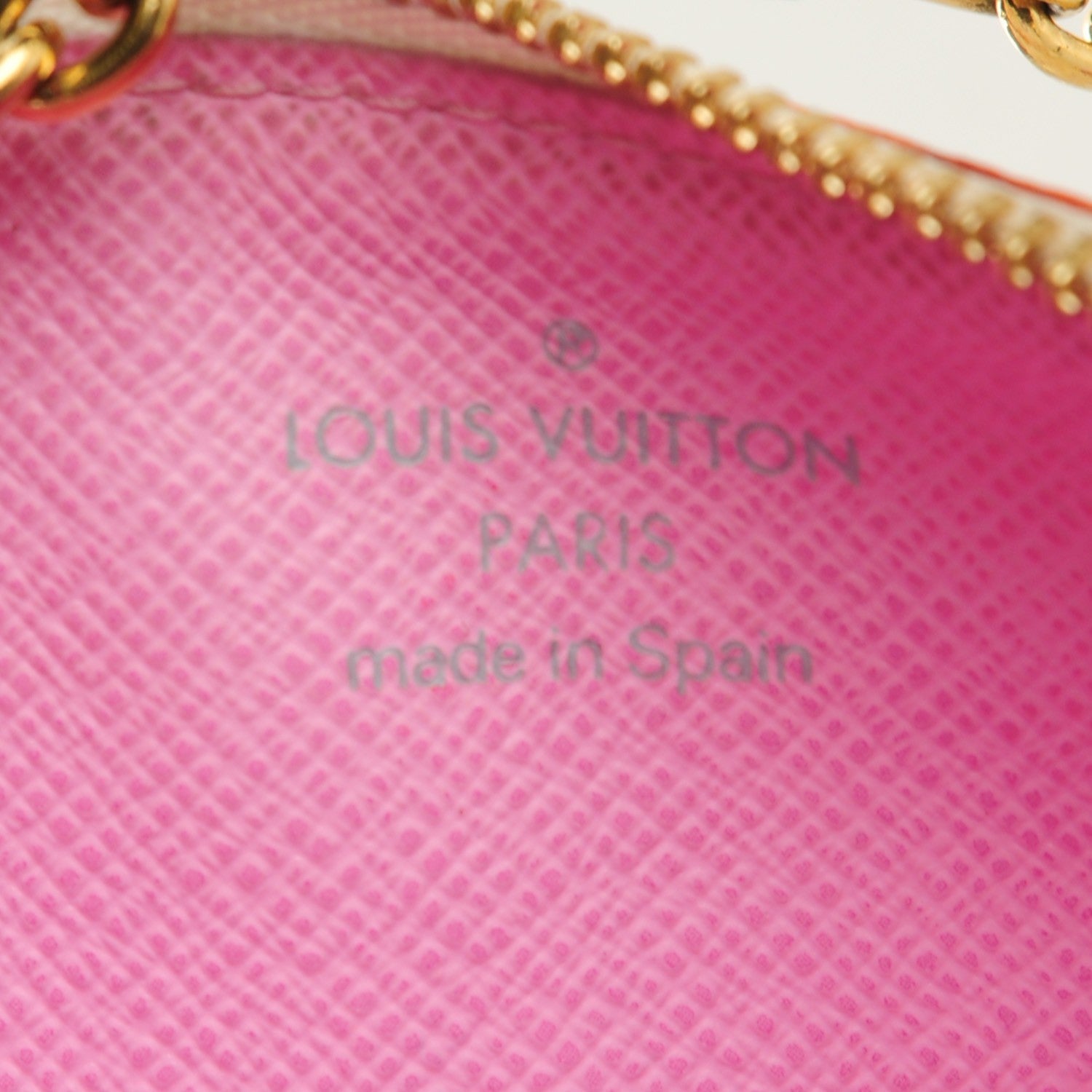 Louis Vuitton Monogram Multicolor Key Pouch White Litchi 14 of 16