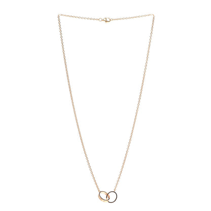 Cartier 18K Pink Gold Interlocking LOVE Necklace 3 of 5