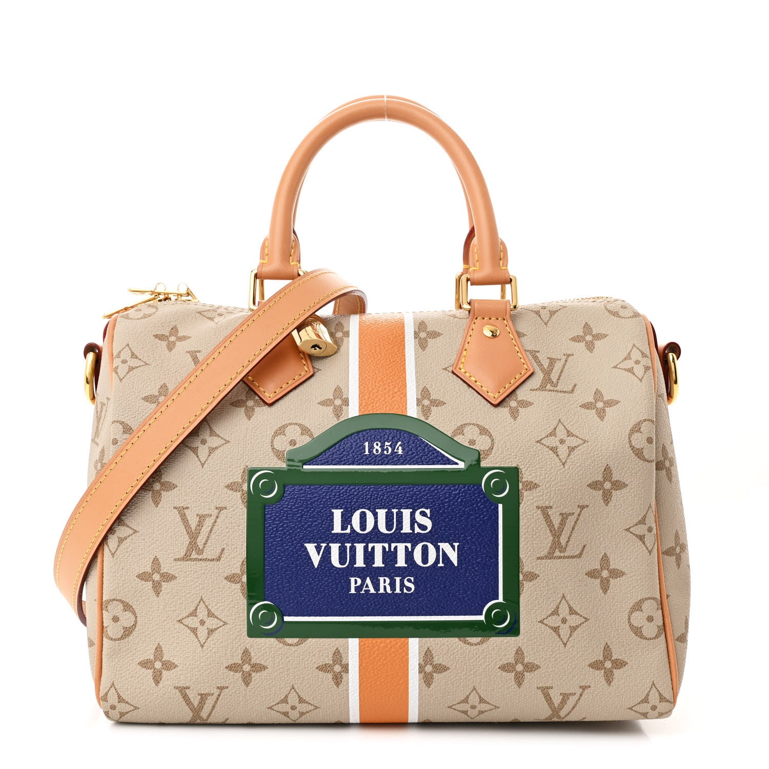 Louis Vuitton Monopaname Speedy Bandouliere 25 Beige Ocher 1 of 9