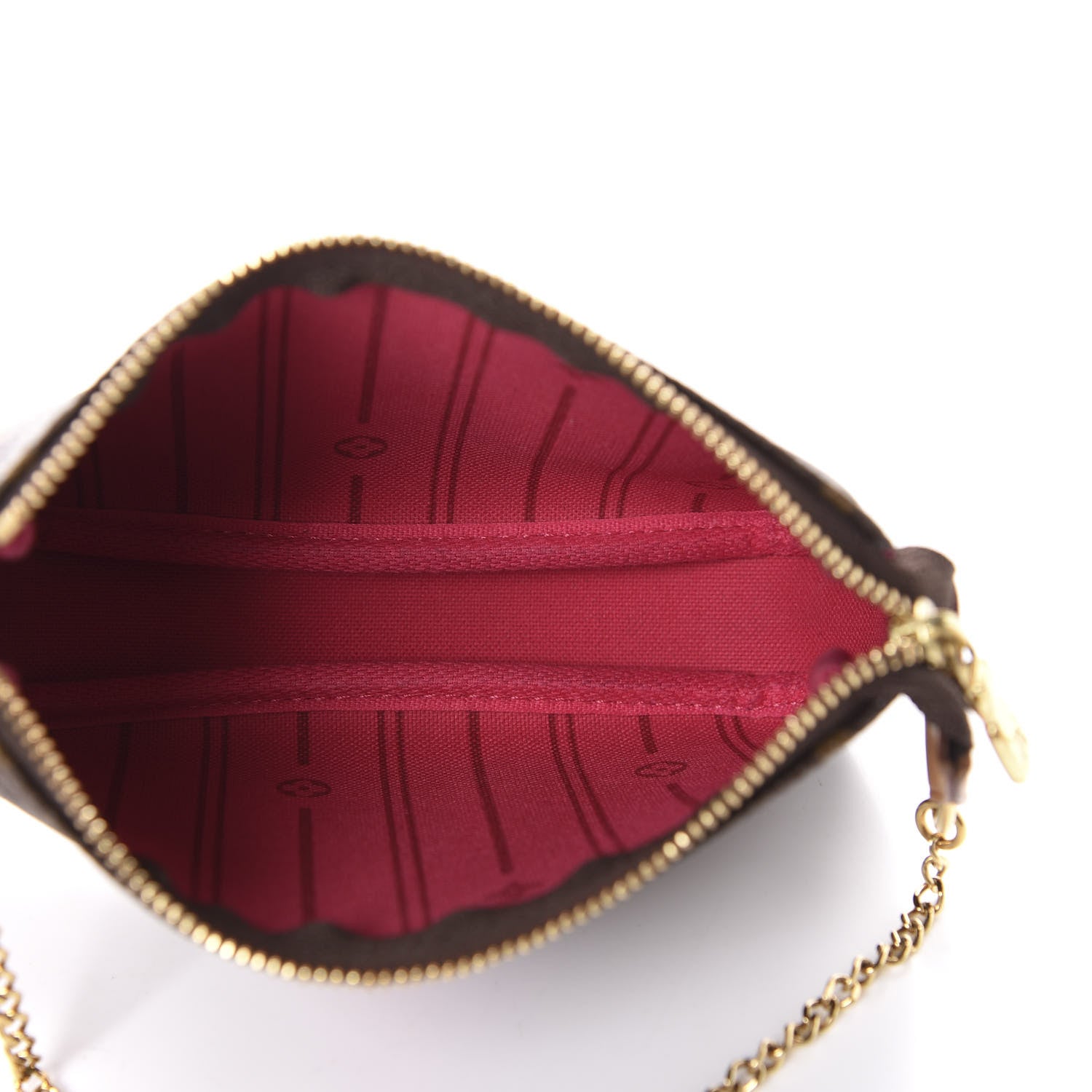 Louis Vuitton Monogram My LV Heritage Mini Pochette Accessories Fuchsia Violet 5 of 8