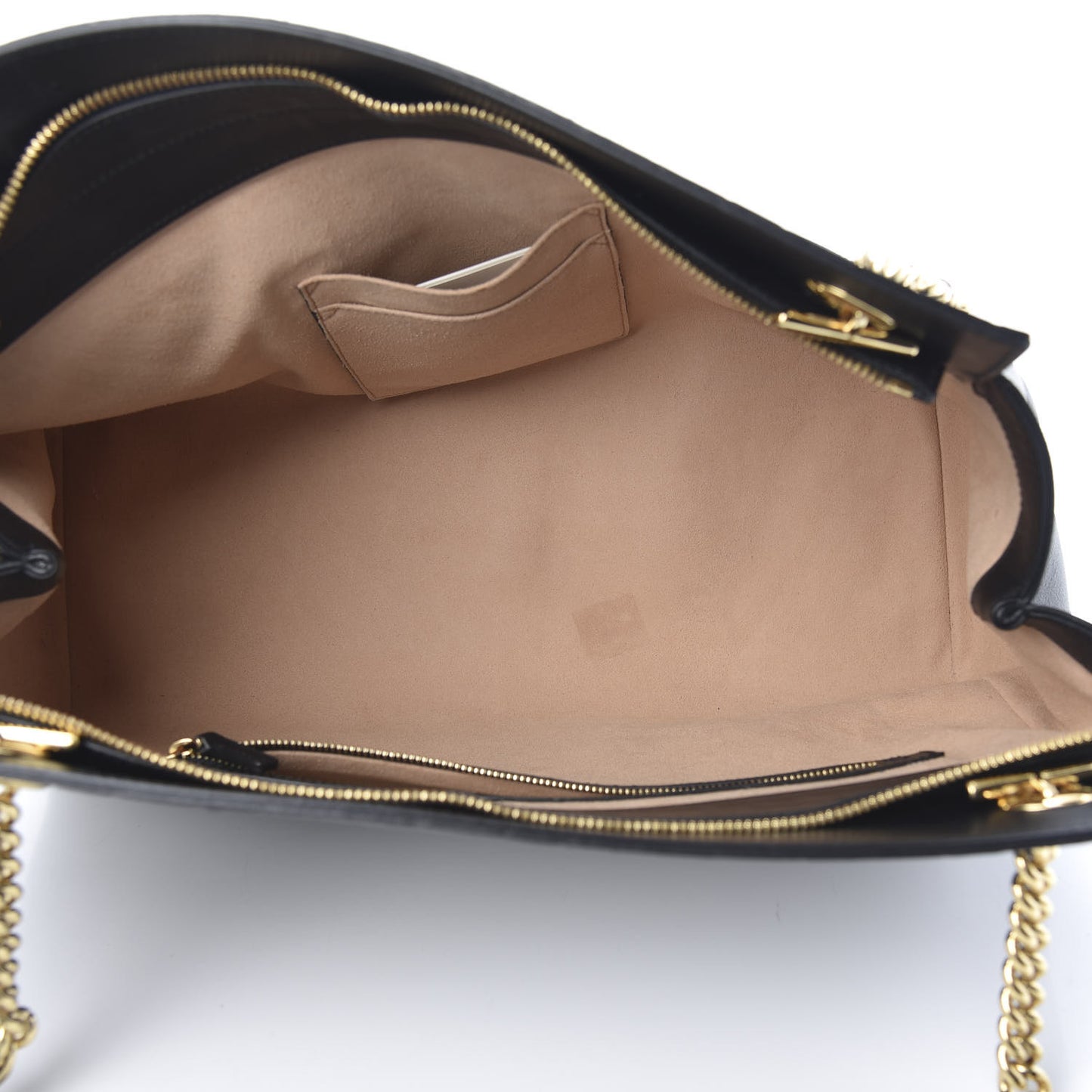 Guccissima Signature Large Shoulder Tote Bag Black