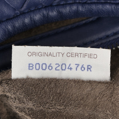 Bottega Veneta Nappa Intrecciato Medium Belly Veneta Hobo Sapphire 7 of 9