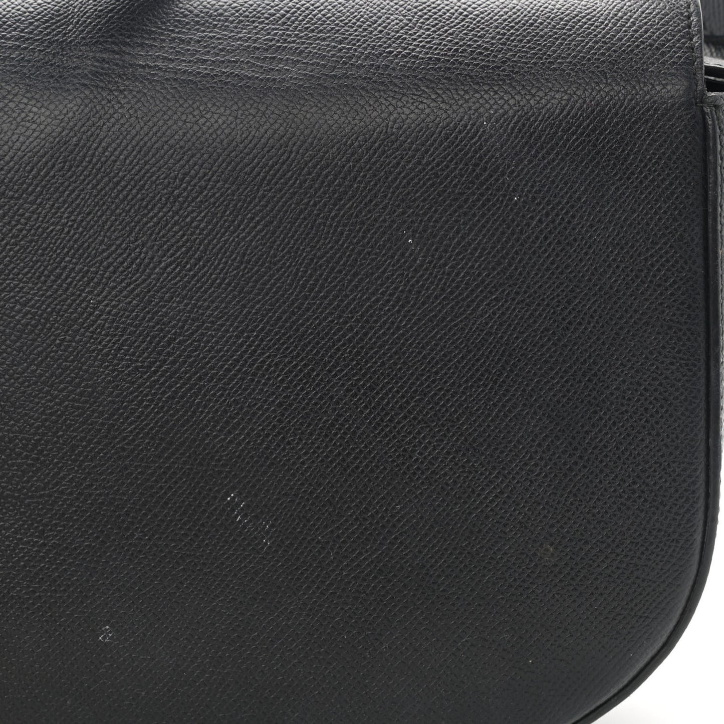 Signature Grained Calfskin Logo S Ville Day Bag Black