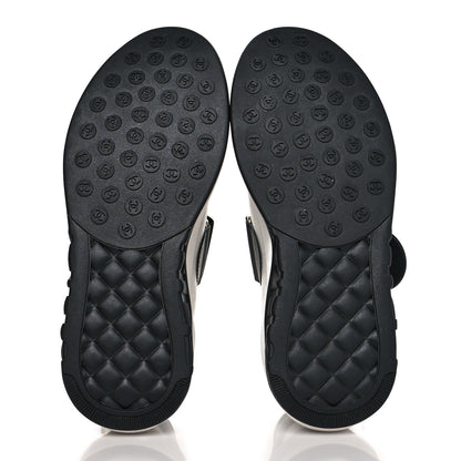 Chanel Mesh Lycra CC Sneakers 36.5 Black 5 of 7