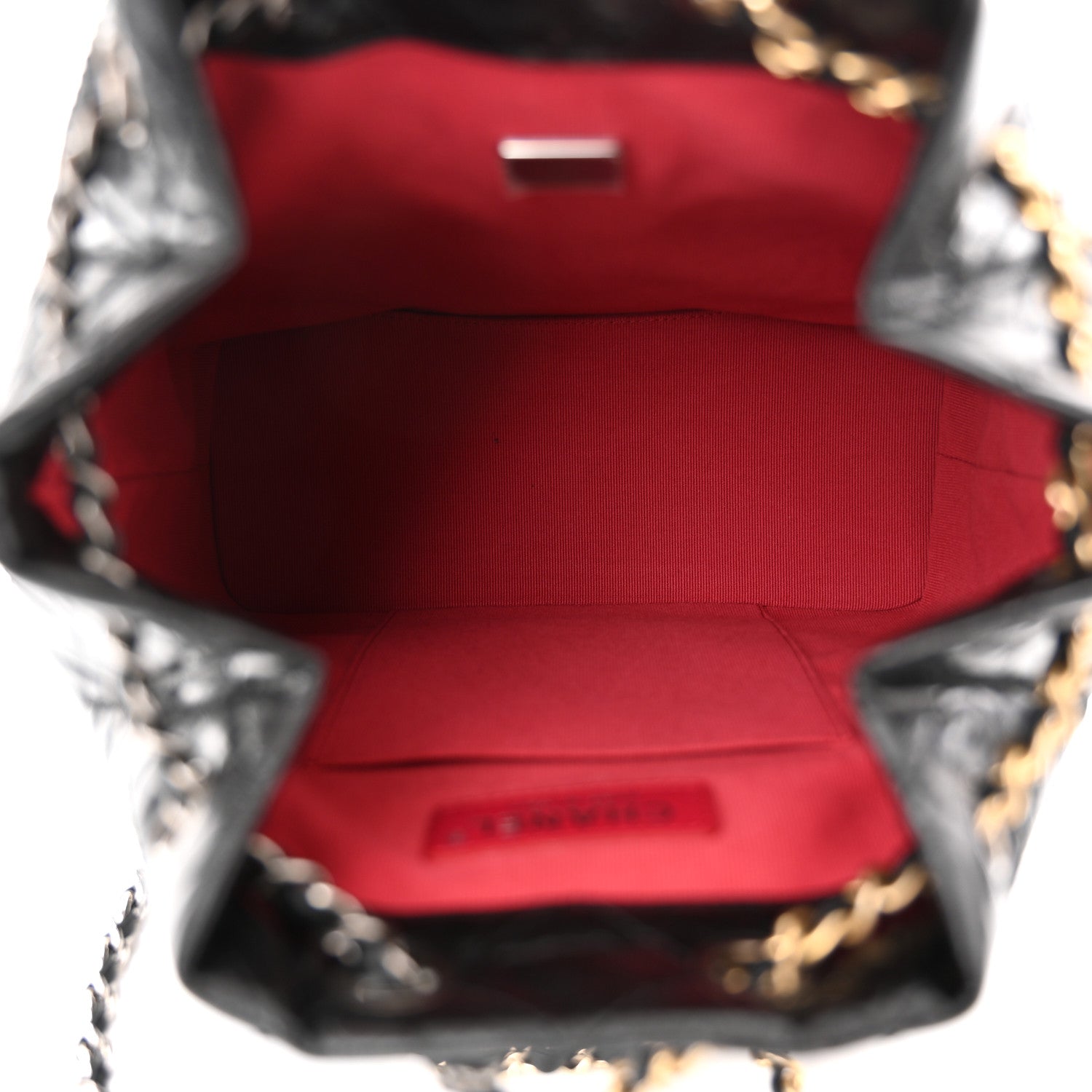 Chanel Aged Calfskin Quilted Small Gabrielle Backpack Black 5 of 10