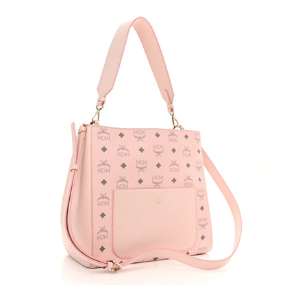 MCM Visetos Medium Aren Hobo Powder Pink 3 of 10