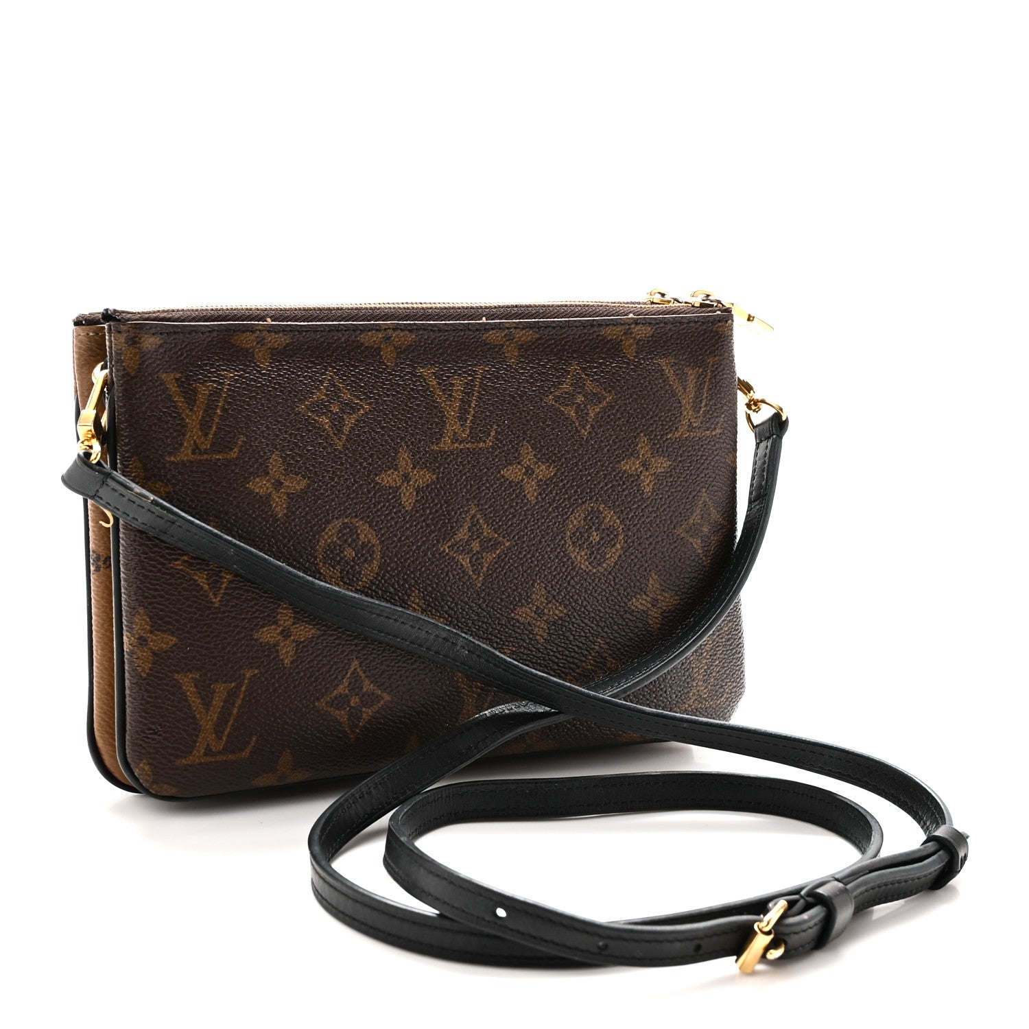 Louis Vuitton Reverse Monogram Giant Double Zip Pochette 3 of 13