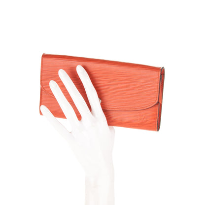 Louis Vuitton Epi Emilie Wallet Coquelicot 2 of 7