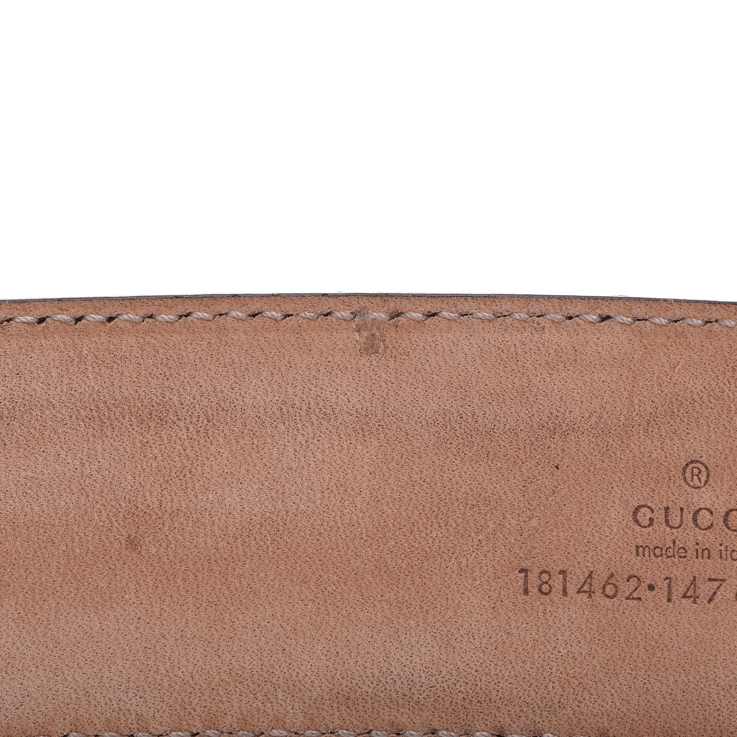 Guccissima Signature Belt 85 34 Black