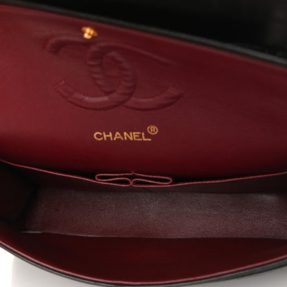 Chanel Lambskin Quilted Medium Double Flap Black 5 of 12