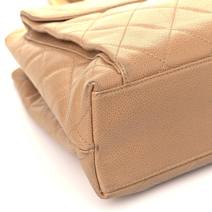 Chanel Caviar Quilted Flap Shoulder Bag Beige 8 of 11