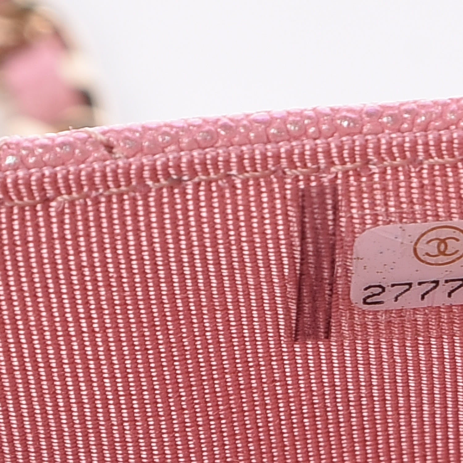 Chanel Iridescent Caviar Quilted Wallet on Chain WOC Rose Pink 10 of 11