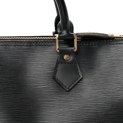 Louis Vuitton Epi Speedy 30 Black 7 of 11