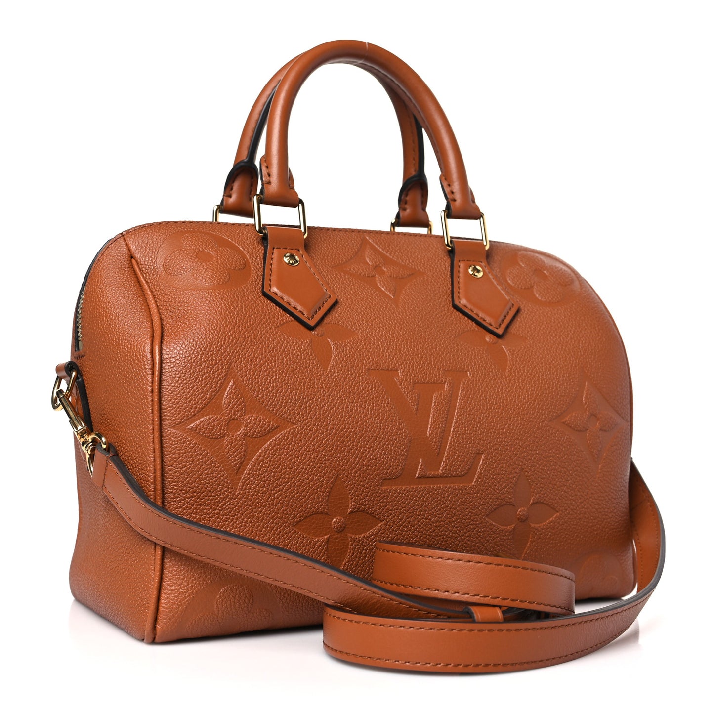 Empreinte Monogram Giant Speedy Bandouliere 25 Cognac
