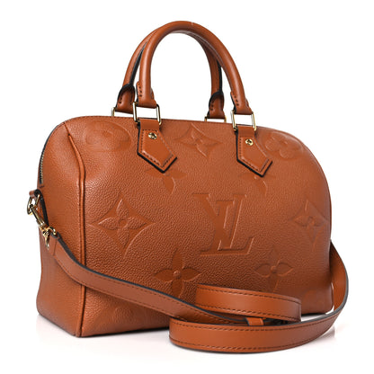 Louis Vuitton Empreinte Monogram Giant Speedy Bandouliere 25 Cognac 3 of 8