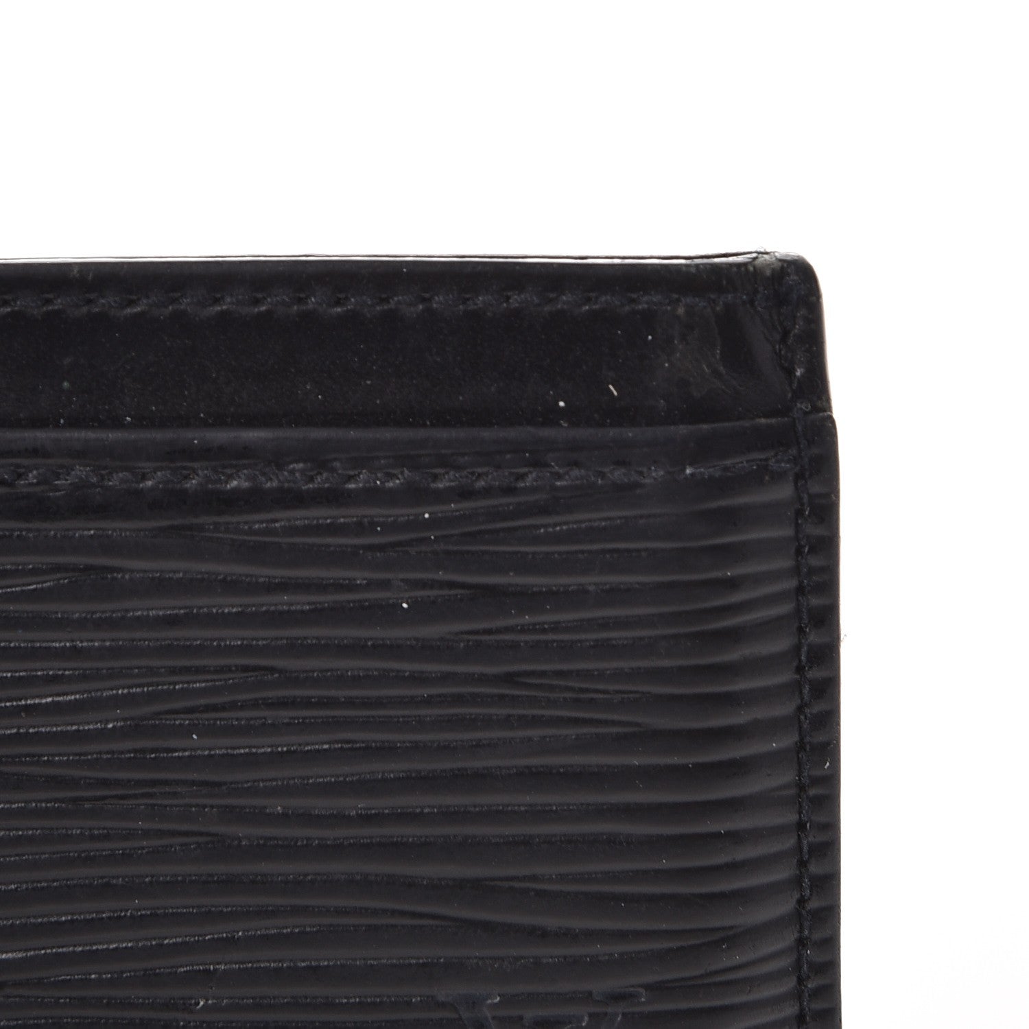 Louis Vuitton Epi Card Holder Black 8 of 10