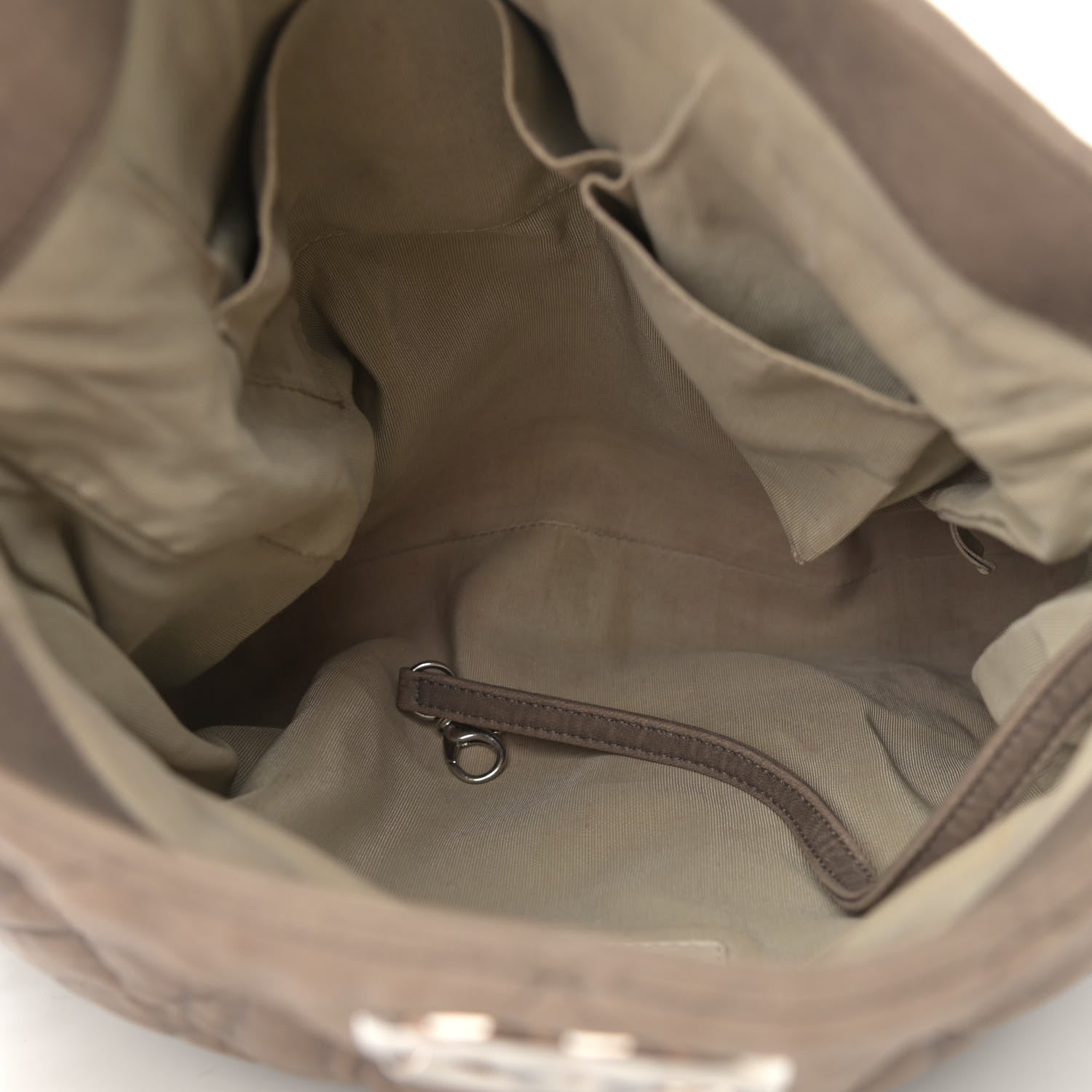 Chanel Washed Lambskin Chain Around Hobo Taupe 5 of 11