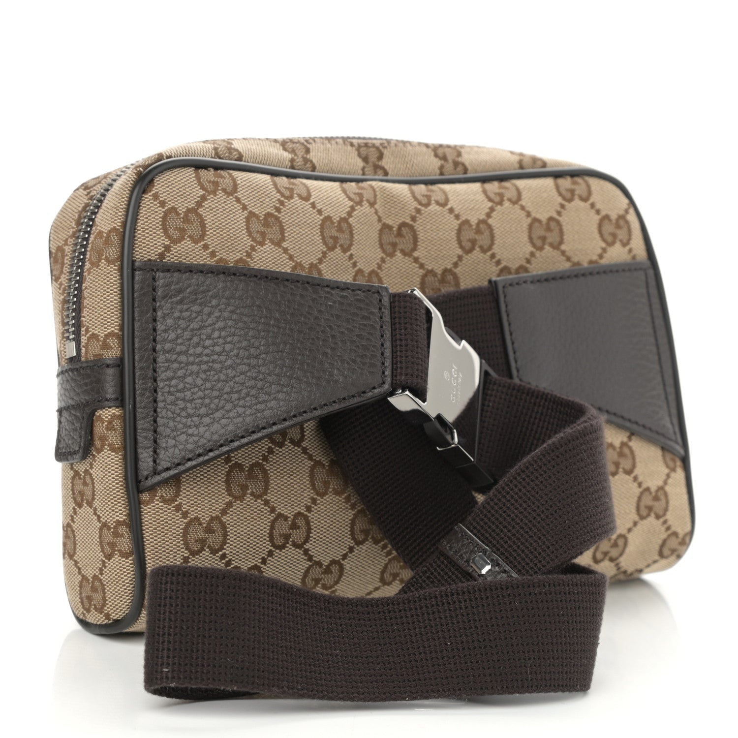 Gucci Monogram Belt Bag Dark Brown 3 of 10