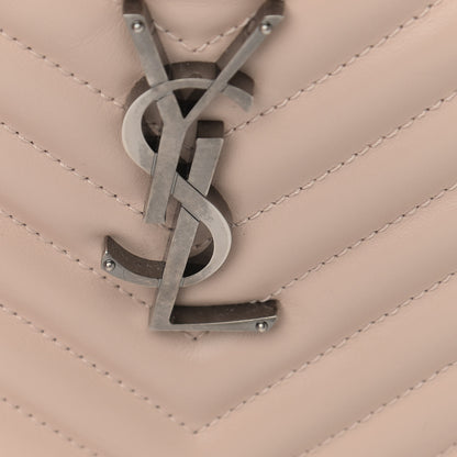 Saint Laurent Calfskin Matelasse Monogram Lou Camera Bag Washed Light Pink 11 of 12