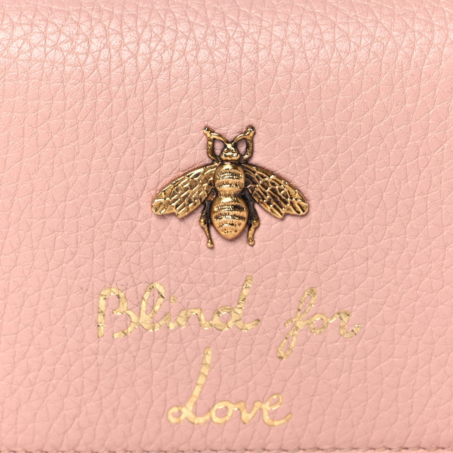 Cellarius Calfskin Blind for Love Animalier Card Case Perfect Pink