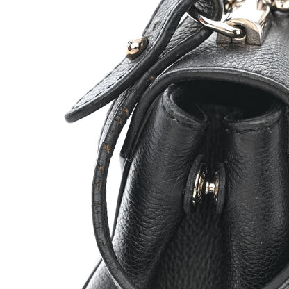Louis Vuitton Calfskin Lockme II Chain Bag BB Black 11 of 15