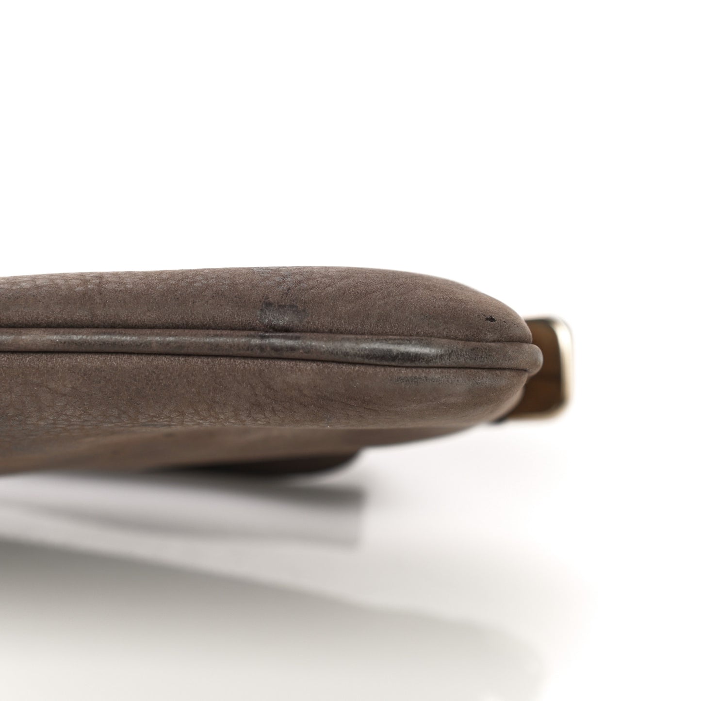 Pebbled Calfskin Soho Wristlet Brown