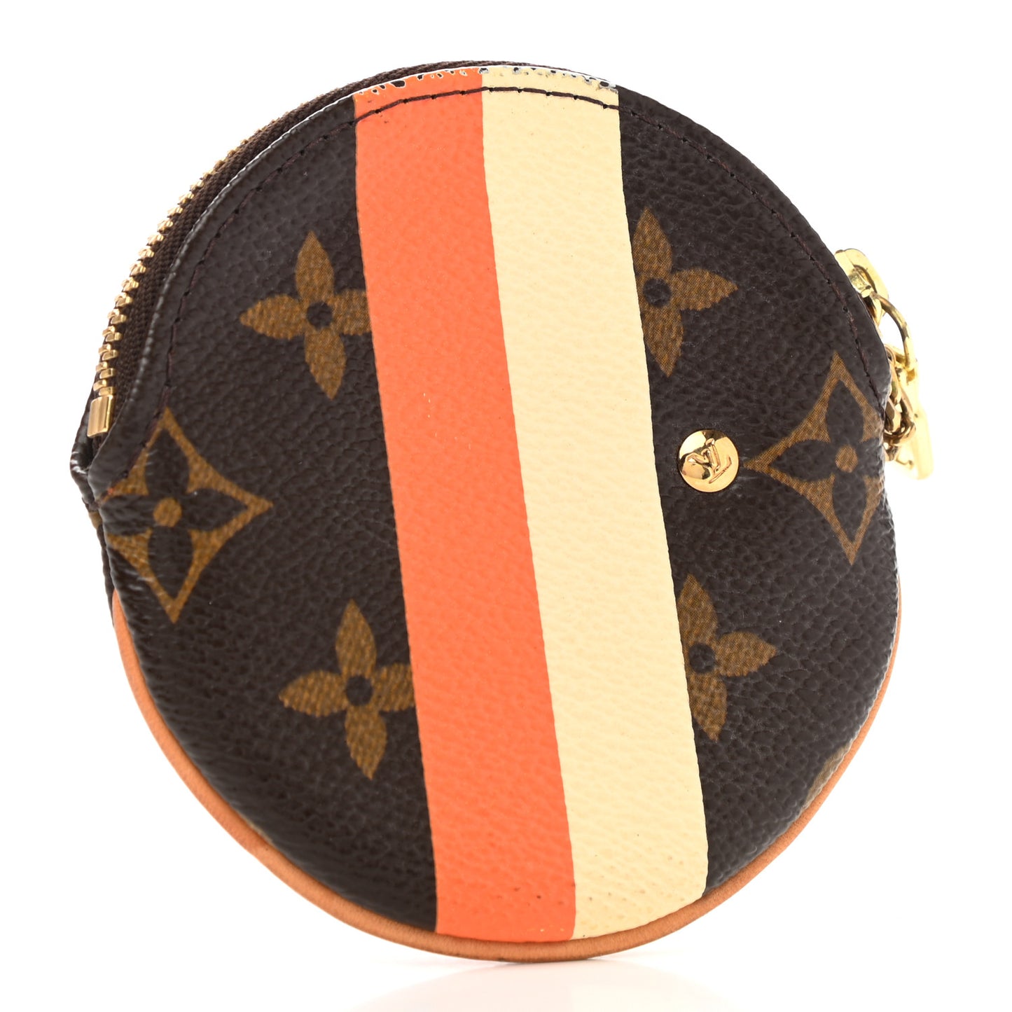 Monogram Groom Round Coin Purse
