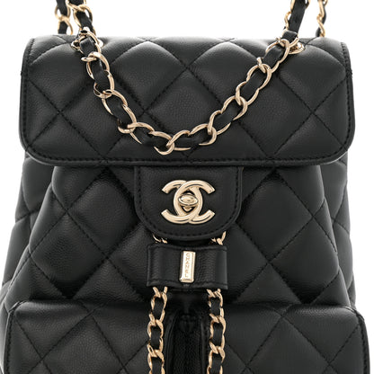 Chanel Caviar Quilted Pockets Backpack Black 8 of 12