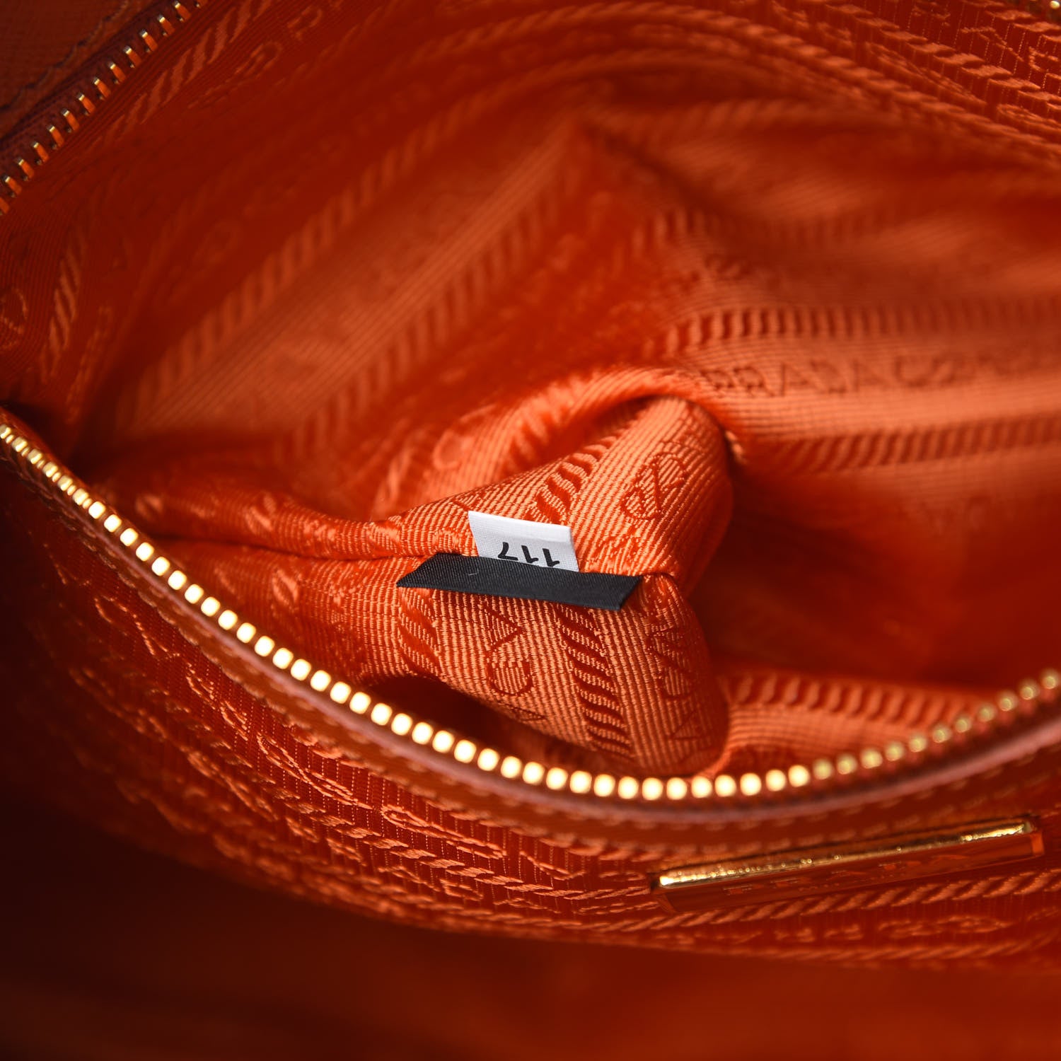 Prada Saffiano Medium Galleria Double Zip Tote Papaya 8 of 20