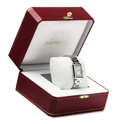 Cartier Stainless Steel 24mm Tank Solo Quartz Watch 6 of 6