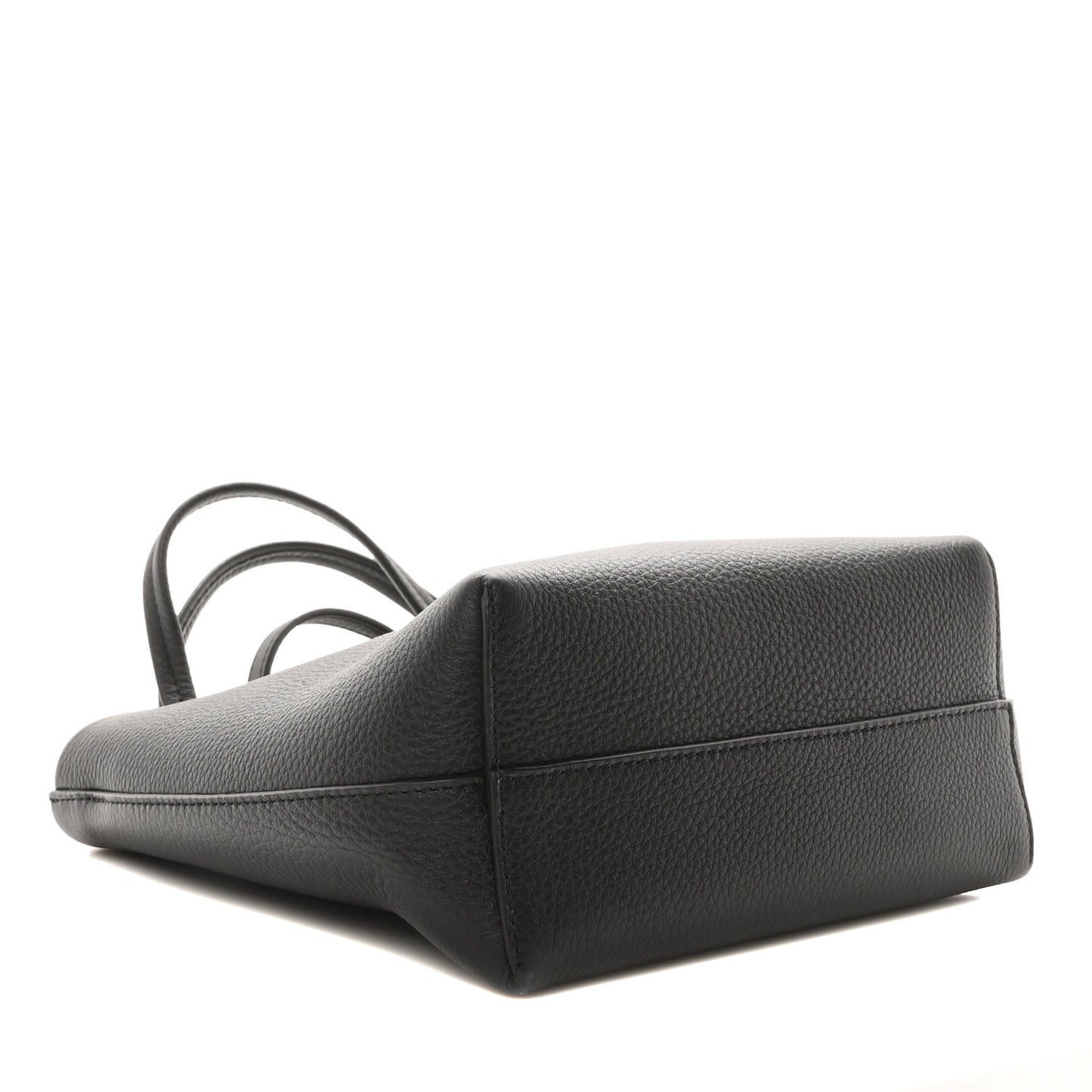 Grained Calfskin Small Park Tote Black