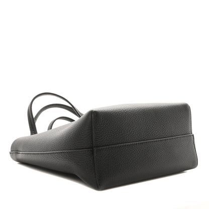 The Row Grained Calfskin Small Park Tote Black 4 of 10