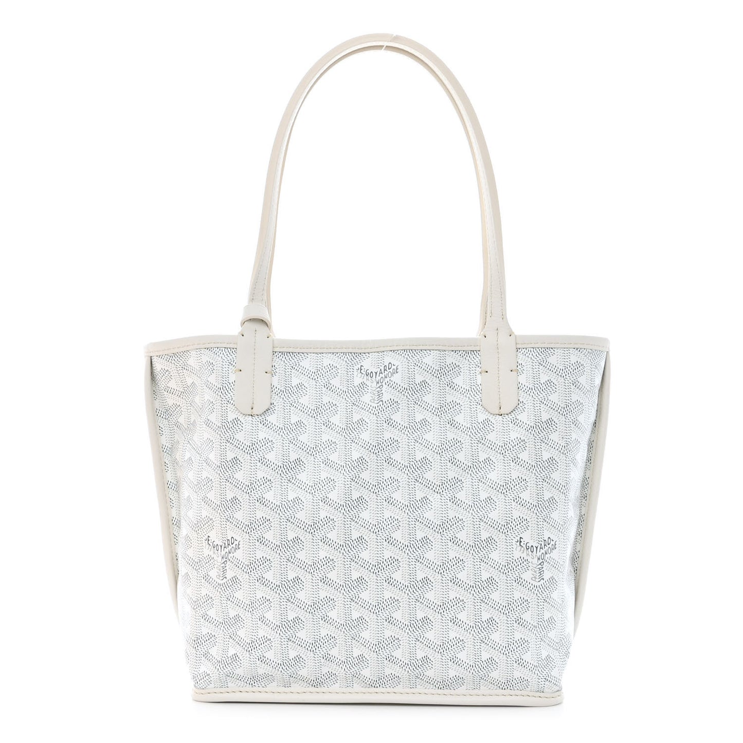 Goyardine Reversible Mini Anjou White