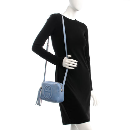 Gucci Vitello Range Small Soho Disco Bag Mineral Blue 2 of 14