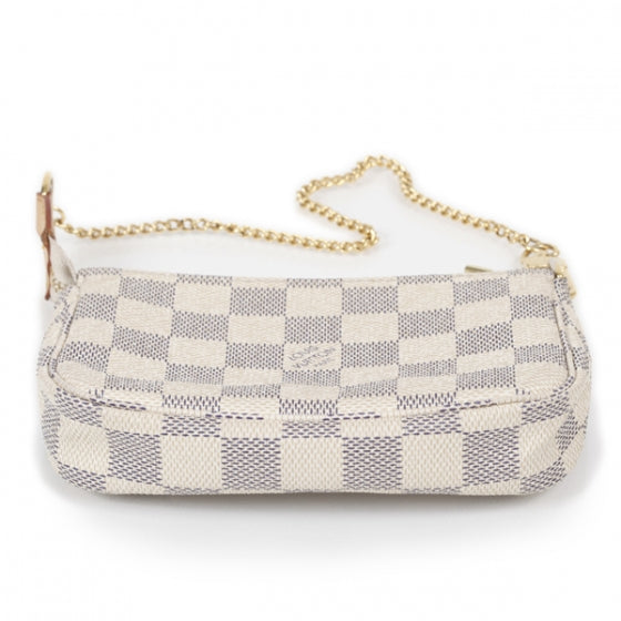 Louis Vuitton Damier Azur Mini Pochette 3 of 10
