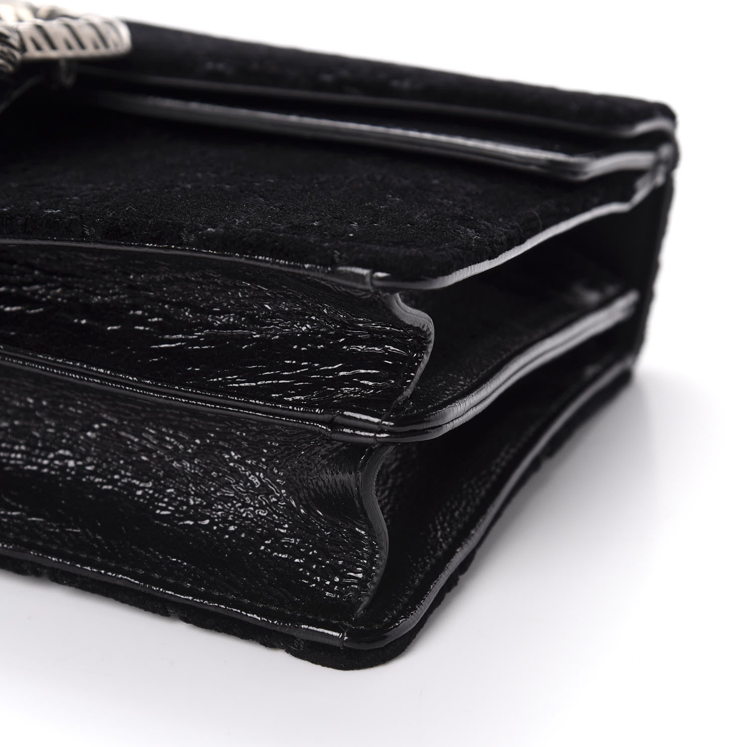 Gucci Velvet GG Monogram Small Dionysus Shoulder Bag Black 7 of 10