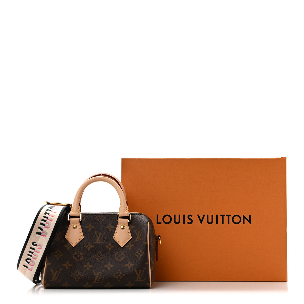 Louis Vuitton Monogram Speedy Bandouliere 20 Black 11 of 11