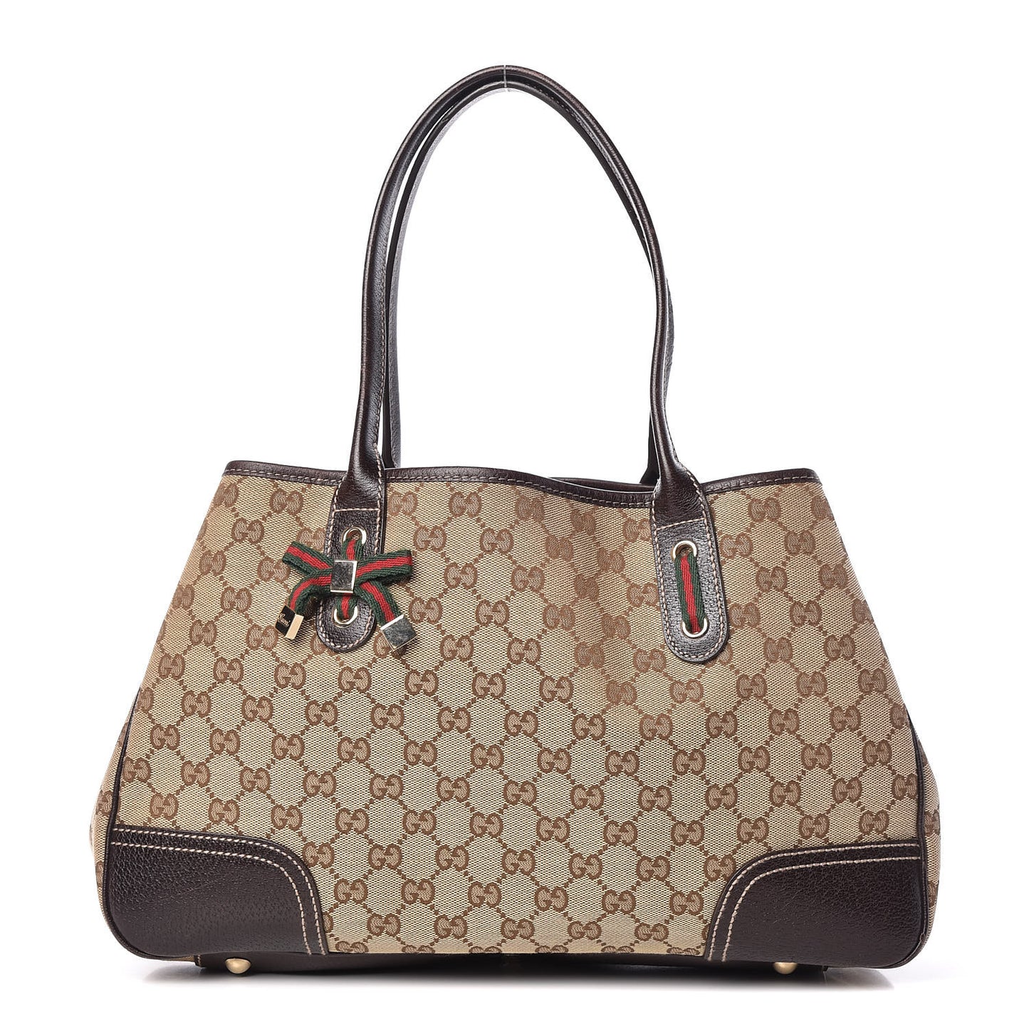 Monogram Medium Princy Tote Dark Brown