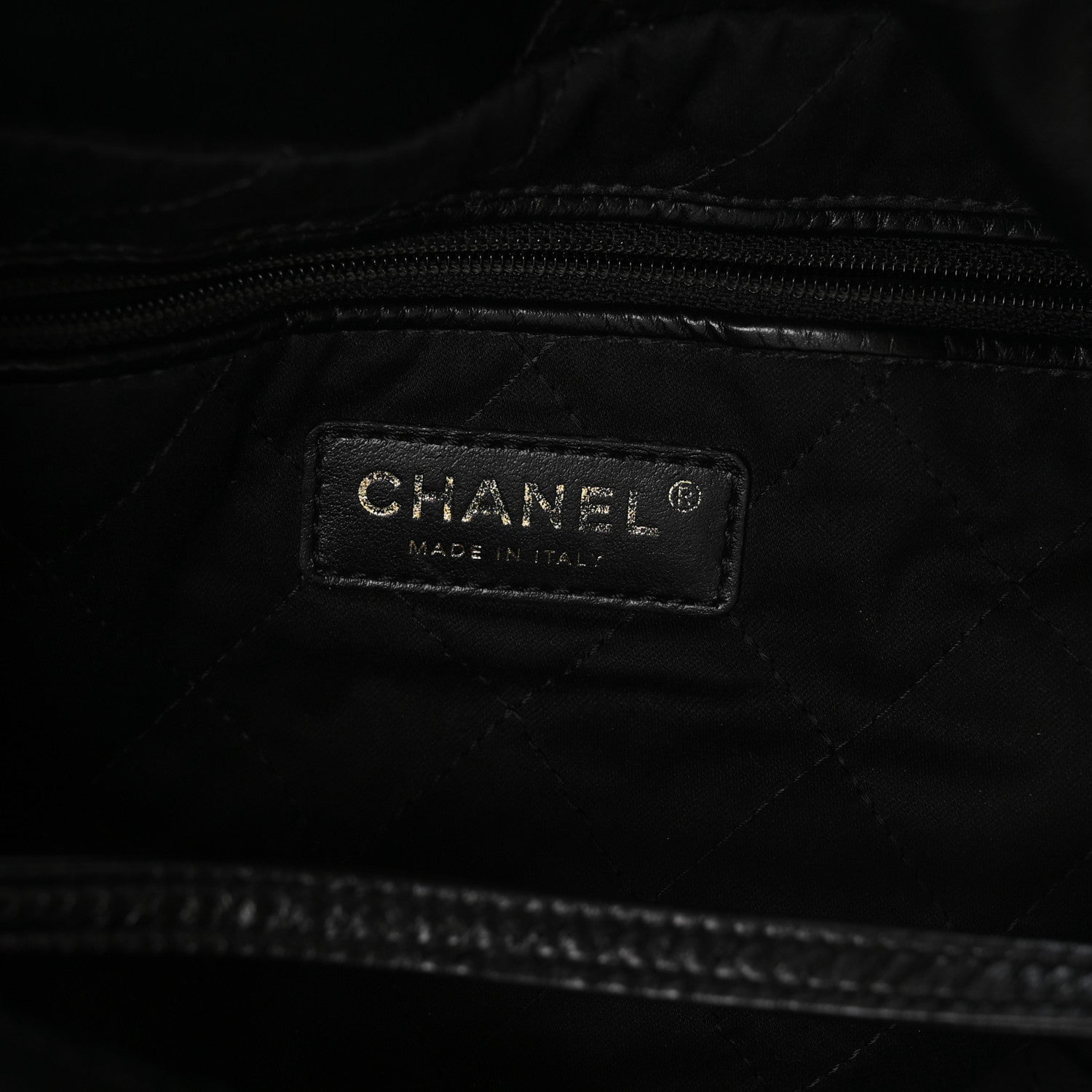 Chanel Shiny Calfskin Quilted Chanel 22 Black 7 of 11