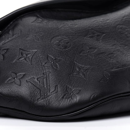 Louis Vuitton Calfskin Monogram Shadow Discovery Bumbag Black 7 of 10