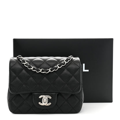 Chanel Caviar Quilted Mini Square Flap Black 11 of 11