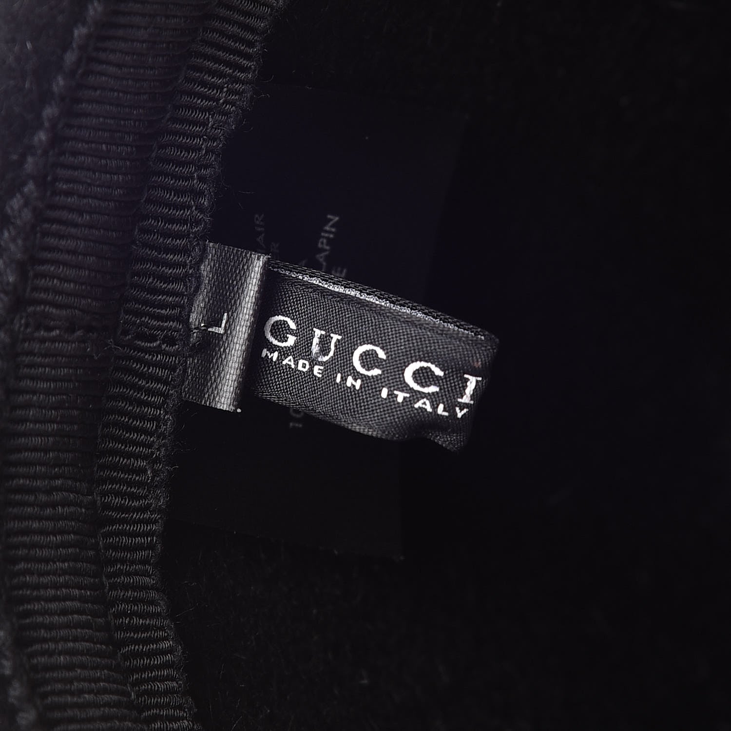 Gucci Felt Horsebit Fedora Hat L Black 5 of 6
