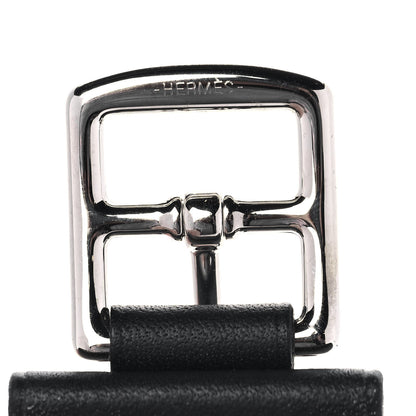 Hermes Toile Sombrero Rivale Cavale Bracelet T3 Black 6 of 8