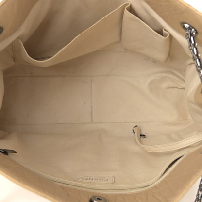 Chanel Metallic Aged Calfskin Quilted Reissue 2.55 Tote Light Gold 5 of 13