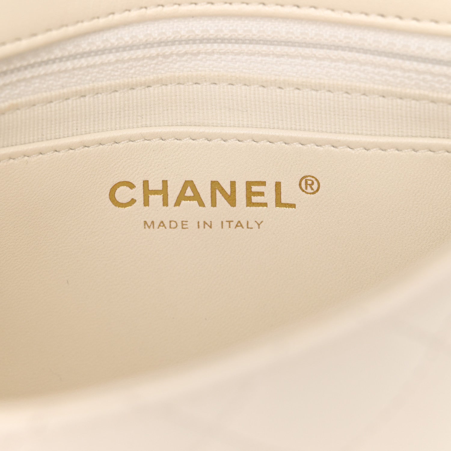 Chanel Lambskin Resin Quilted Mini Heart Square Flap White 6 of 11
