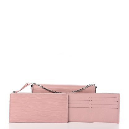 Louis Vuitton Epi Pochette Felicie Rose Ballerine 2 of 10