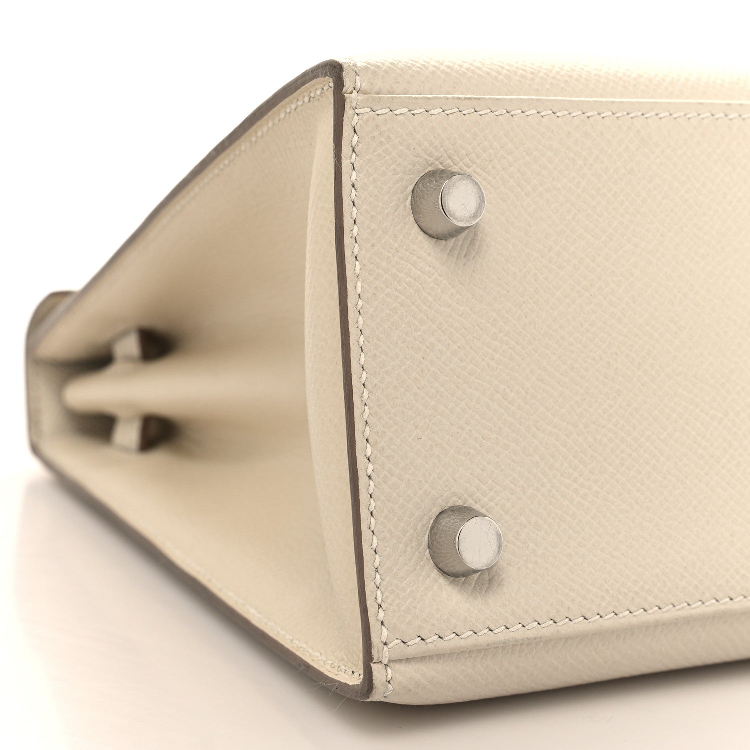 Hermes Epsom Kelly Sellier 25 Craie 9 of 12