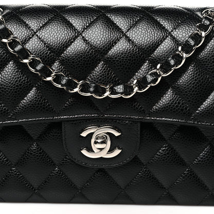 Chanel Caviar Quilted Small Double Flap Black 8 of 10