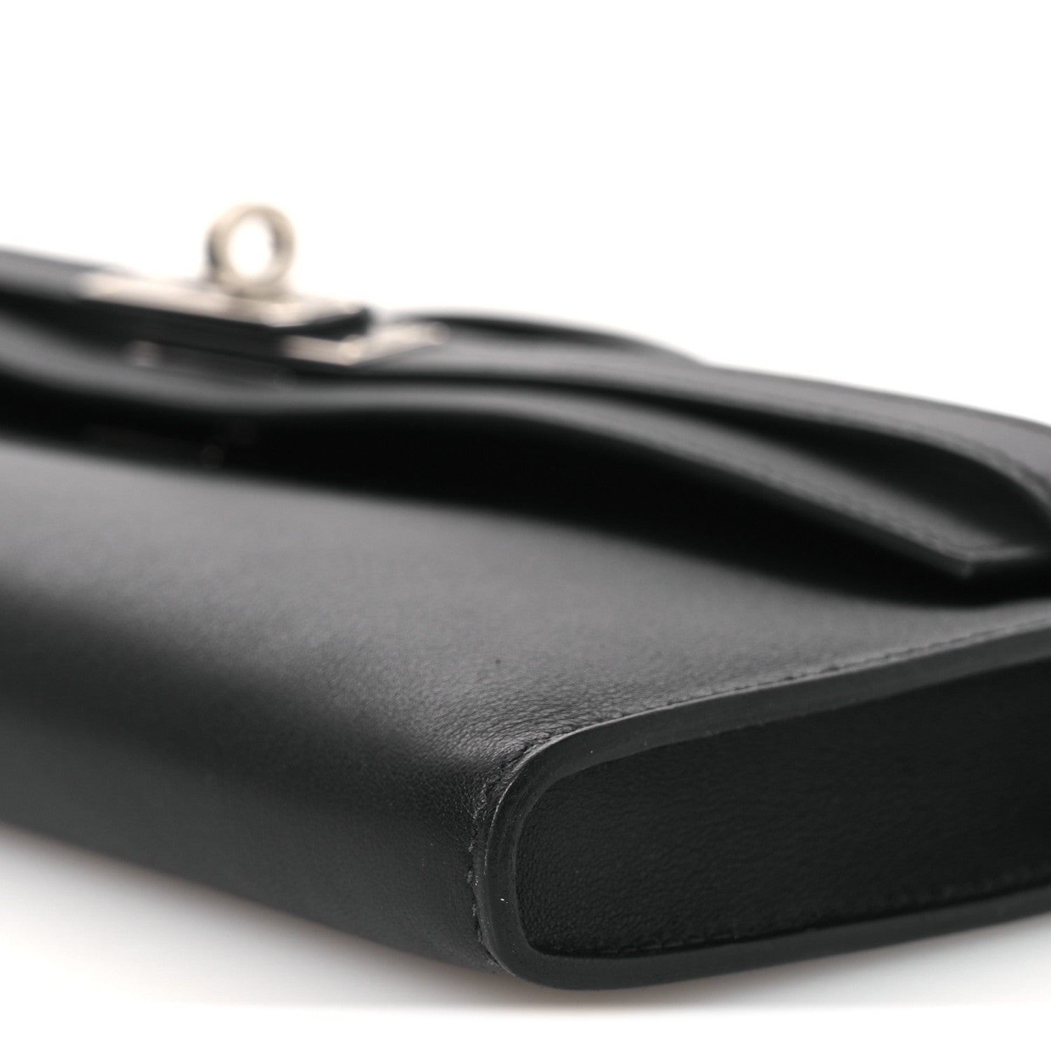 Hermes Swift Kelly Cut Clutch Pochette Black 10 of 13