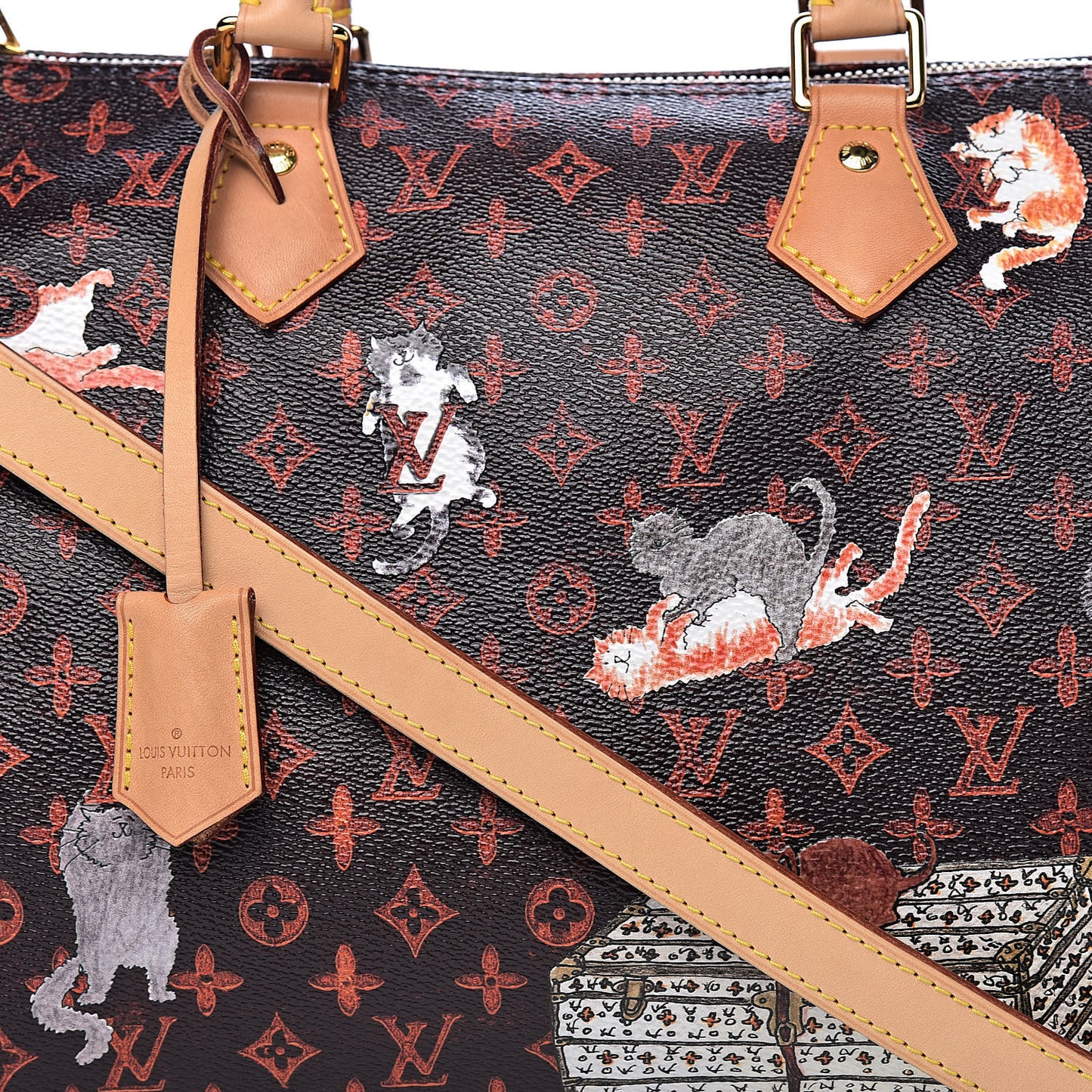 Catogram Speedy Bandouliere 30 Marron